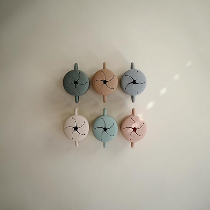 mushie Silicone Snack Cup | Spill Proof Food Container for Toddler and Baby (Stone)