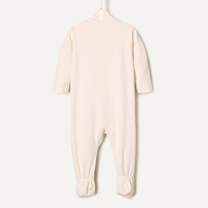 Amazon Essentials x Sofia Grainge Unisex Babies' Cotton Footed Sleep and Play Bodysuit, Pack of 2