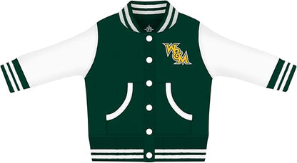 Creative Knitwear College Baby Varsity Jacket Lightweight - Team Logo, Multiple Colors, Unisex, (0 Months - 4T)