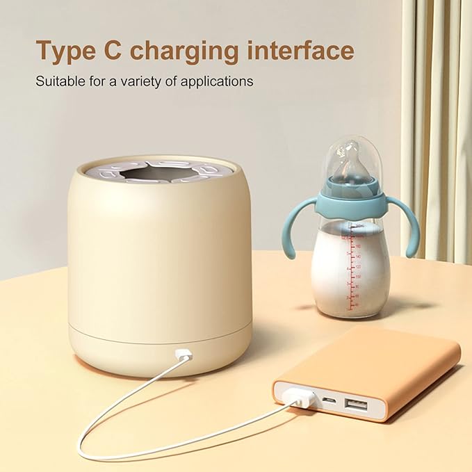 Baby Milk Bottle Shaker Automatic USB Charging Powdered Milk Electric Mixer Portable Low Noise Hands Milk Blender Mixer for Infant
