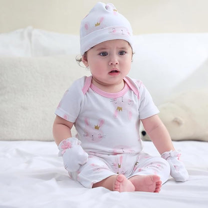 Baby Bodysuit and Pant Set 10-pcs Cotton Soft Newborn Boy Girl Clothes Outfits