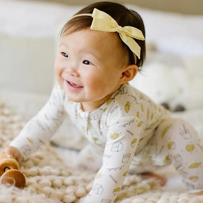 Bellabu Bear Convertible Footies for Baby Boys & Baby Girls, Family Matching Pajamas, Rayon from Bamboo