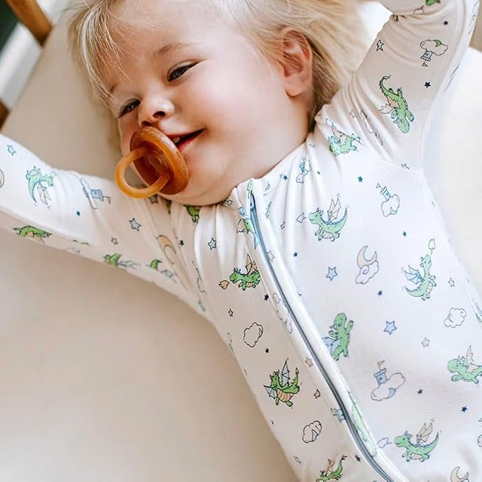 Bellabu Bear Convertible Footies for Baby Boys & Baby Girls, Family Matching Pajamas, Rayon from Bamboo