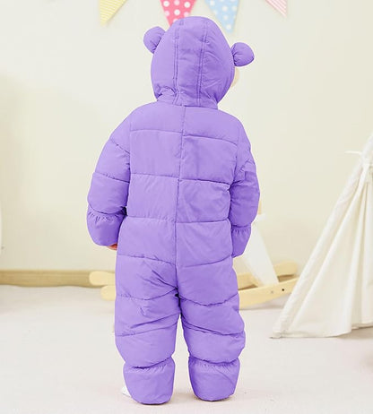 BFUSTYLE Baby Snowsuit 0-24 Months Winter Clothes Infant Boy Girl Puffer Jacket Newborn One Piece Coat with Hooded