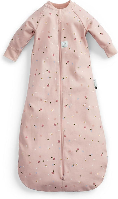 ergoPouch Jersey Sleeping Bag 1.0 TOG – Arms-Out Baby Sleep Sack, Ideal Transition from Swaddling, Slim Fit Keeps Baby Secure & Comfortable, Soft Breathable Fabric (8-24 Months, Daisies)
