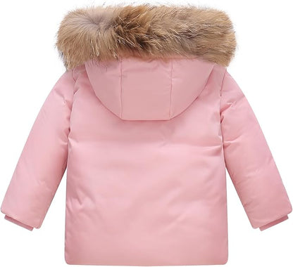 Toddler Winter Coat Baby Puffer Jacket Girl Hoodie Boy Snow Outerwear Clothes 5T