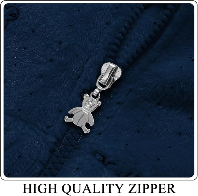 Toddler Fleece Jacket Baby Winter Coat Newborn Girl Hoodie Infant Boy Clothes 3T