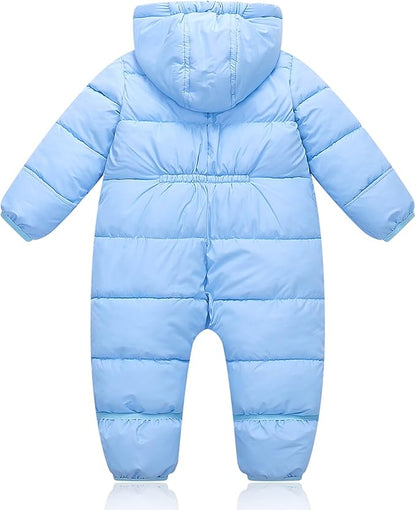 Toddler Snow Suit Baby Snowsuit Infant Boy Winter Coat Girl Puffer Clohtes 0-2T