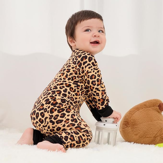 Weiwei Pajamas for Baby Boys & Girls Footies, Viscose from Bamboo Baby Romper, Baby Sleepers, 2-Way Zippy PJs, YKK