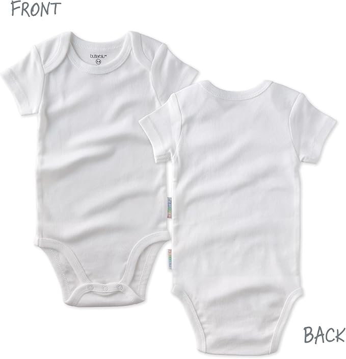 unisex-baby Avery 10-pack Short Sleeve Bodysuits 100% Organic Cotton for Baby Boys & Girls