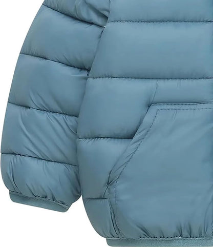 Toddler Winter Coats Puffer Padded Jacket Baby Boys Girls Bear Hoods Down Jacket Light Weight Infant Outerwear