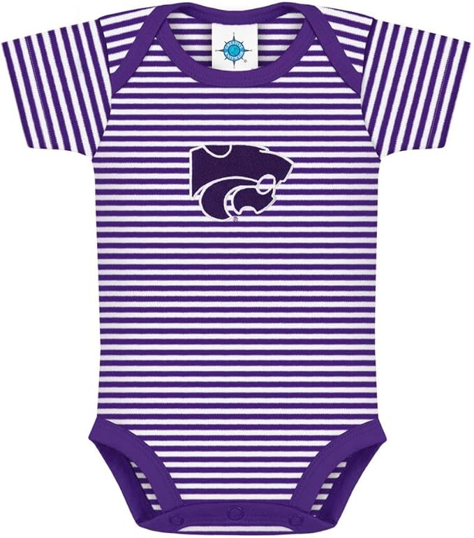 Creative Knitwear College Baby NCAA Infant Striped Bodysuit