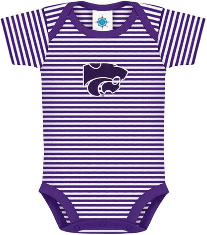 Creative Knitwear College Baby NCAA Infant Striped Bodysuit