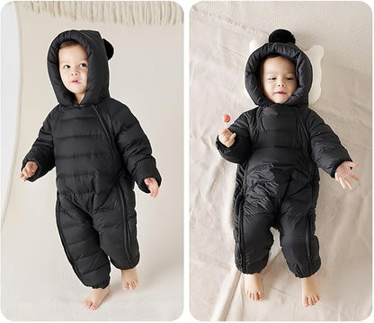 Ohrwurm Baby Cotton Down jackets Snow Wear Hoodie Jumpsuit Winter Double Zip Up Snowsuit