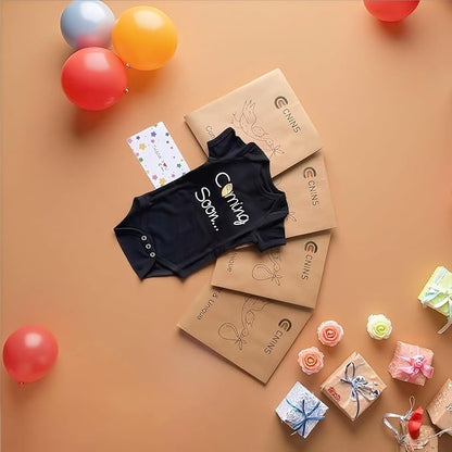 Cnins Newborn Baby Bodysuit - Pregnancy Announcement & Infant Loss Gift, Coming Soon & Rainbow Design Coming Home Outfit
