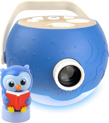 Kids Book Projector - 5 Read-Aloud Stories, 5 Songs, Night Light & Soothing Dream Music | Children Ages 3+ Storytime Projector for Kids & Toddlers | Educational Toys, Owl