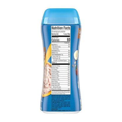 Gerber Toddler Food, Multigrain Banana Apple Strawberry Cereal, 8g Whole Grains, Iron, Zinc & Vitamin B12, Toddler Cereal, 12-Pack