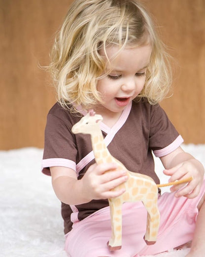 Babysoy Unisex Baby Toddler Short Sleeve Wrap Around Kimono Tee Shirt