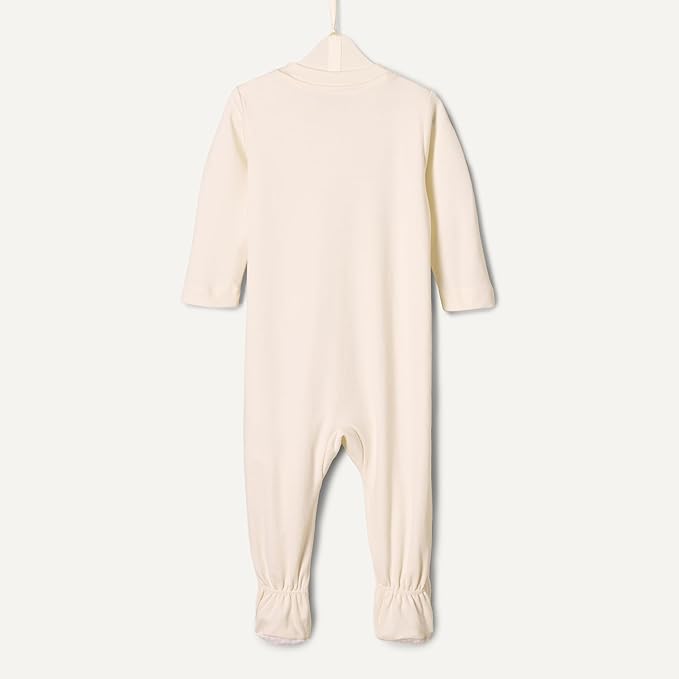 Amazon Essentials x Sofia Grainge Unisex Babies' Cotton Footed Sleep and Play Bodysuit, Pack of 2