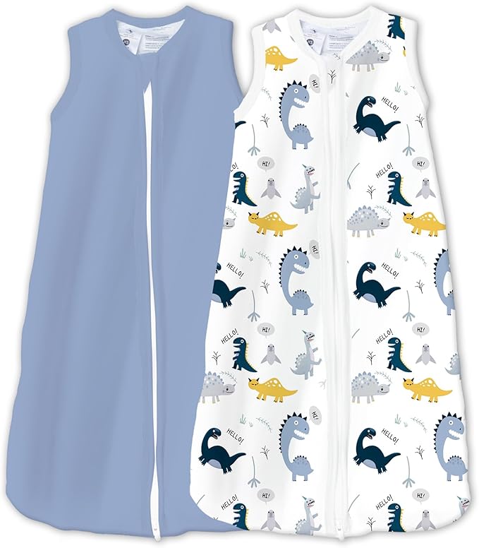 Baby Sleep Sack, 1.0 TOG Cozy Wearable Blanket, Soft Sleeping Bag with Zipper, Toddler Sleep Sack 0-3-6-12-24-3T