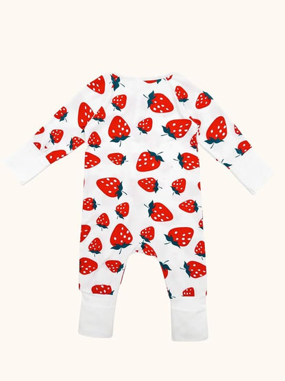 Bow Dream Bamboo Rayon Baby Boy Romper Footed Long Sleeve Footies Newborn Girl Clothes Footless with Zipper and Mitten Cuffs