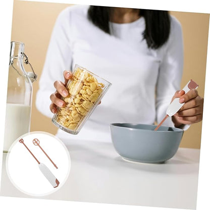 Cabilock Electric Milk Powder Mixer with Extended Rod Handheld Detachable Milk Stirrer for Formula and Drinks Portable Mixer for Blended Ingredients at Home Travel Easy to Clean