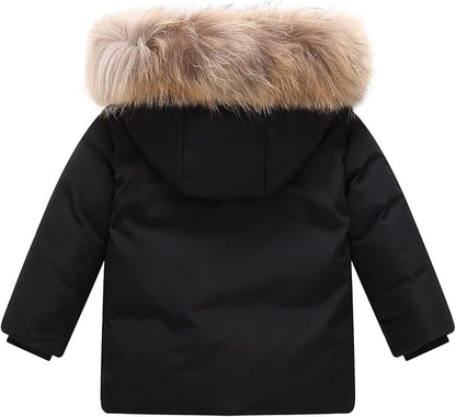 Toddler Winter Coat Baby Puffer Jacket Girl Hoodie Boy Snow Outerwear Clothes 5T