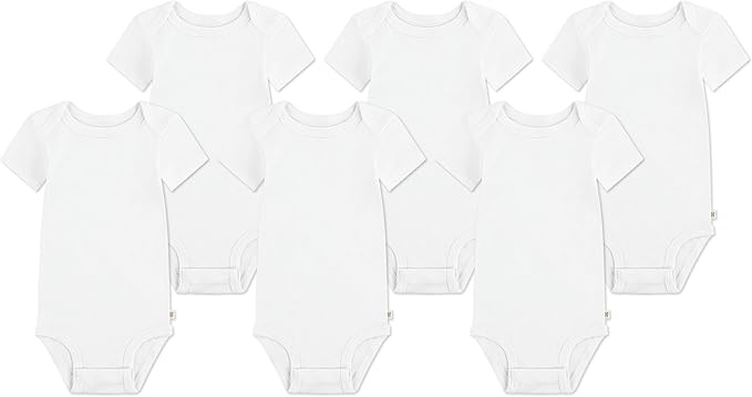 HUGGIES unisex-baby 6-pack Basic Bodysuit