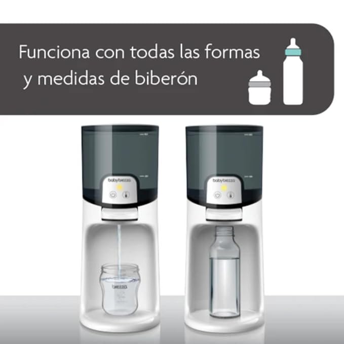 Baby Brezza Instant Baby Bottle Maker with 3 Temperature Settings for Formula Warming,50oz Tank Capacity,24/7 Warm Water Dispenser,Electric Kettle Alternative,(Pack of 2)