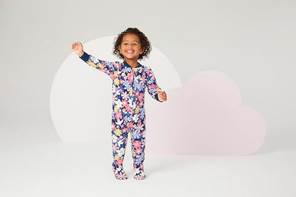 HUGGIES unisex-baby 3-pack Footed Fleece Coverall Pajamas