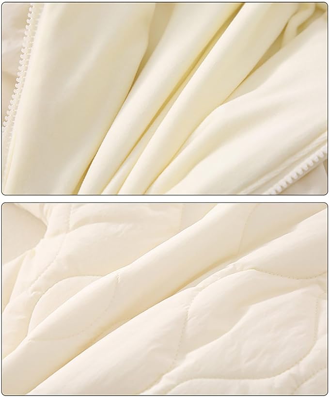 Infant Baby Padded Quilted Jumpsuit Cute Ears Hooded Puffer Jacket Coats Newborn Zip up Onesie Romper Winter Snowsuit