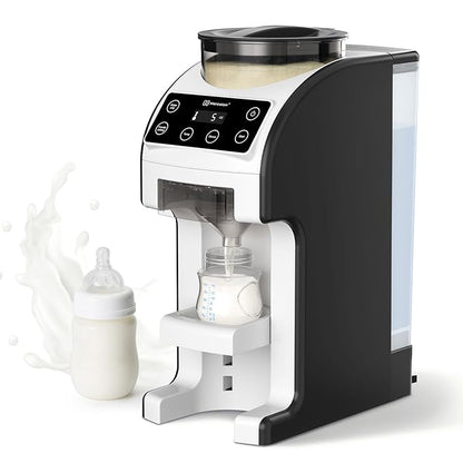 Instant Formula Maker, Fast and Customizable Formula Dispenser Machine with Accurate Temperature Control for Baby, Automatic Powder Blending for All Brands of Bottle and Formula, Black/White