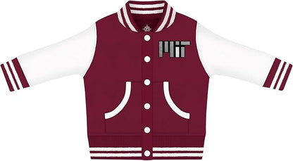 Creative Knitwear College Baby Varsity Jacket Lightweight - Team Logo, Multiple Colors, Unisex, (0 Months - 4T)