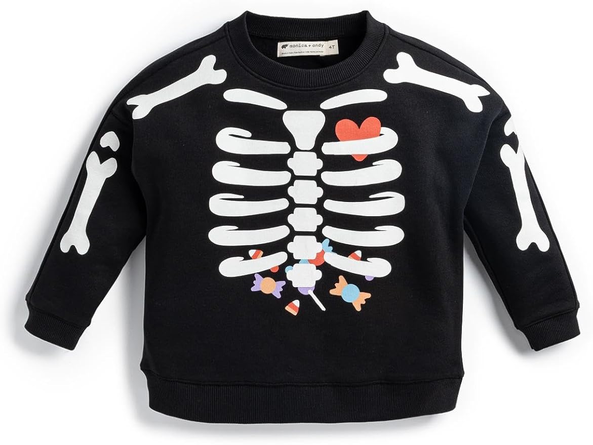 monica + andy Sporty Sweatsuit, 100% Organic Cotton Clothes for Boys & Girls, Outfit Sizes For Kids, Toddler & Infant