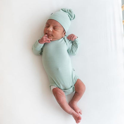 KYTE BABY Soft Bamboo from Rayon Long Sleeve Unisex Bodysuit, 0-24 Months