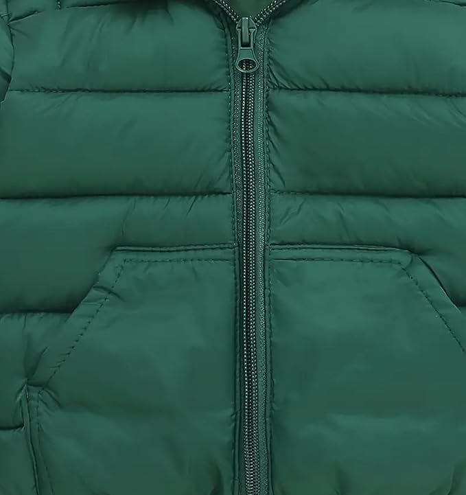 Toddler Winter Coats Puffer Padded Jacket Baby Boys Girls Bear Hoods Down Jacket Light Weight Infant Outerwear