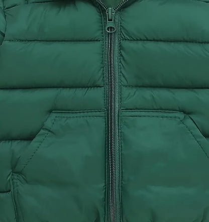 Toddler Winter Coats Puffer Padded Jacket Baby Boys Girls Bear Hoods Down Jacket Light Weight Infant Outerwear