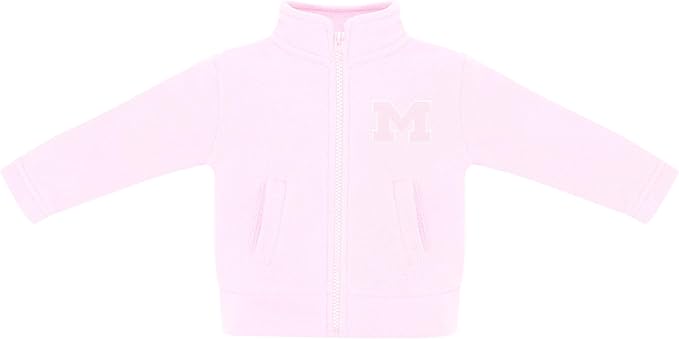 Creative Knitwear College Baby Polar Fleece Jacket-Team Logo, Multiple Colors, for Boys & Girls (12 Mos-8 Yrs)