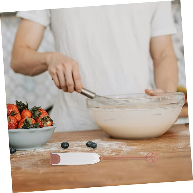 Cabilock Electric Milk Powder Mixer with Extended Rod Handheld Detachable Milk Stirrer for Formula and Drinks Portable Mixer for Blended Ingredients at Home Travel Easy to Clean