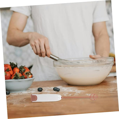 Cabilock Electric Milk Powder Mixer with Extended Rod Handheld Detachable Milk Stirrer for Formula and Drinks Portable Mixer for Blended Ingredients at Home Travel Easy to Clean