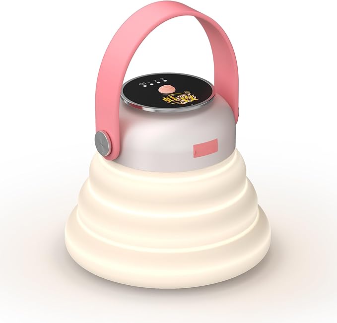 Wapentake® Baby Night Light, Featuring 12 Color Options and stepless dimming, Made of Soft Silicone, Foldable for Storage, and Rechargeable, Suitable for Breastfeeding Mothers