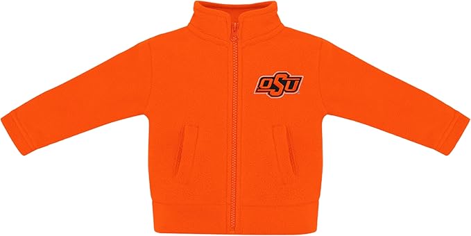 Creative Knitwear College Baby Polar Fleece Jacket-Team Logo, Multiple Colors, for Boys & Girls (12 Mos-8 Yrs)