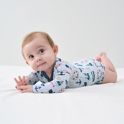 pureborn Baby Boys Girls Bodysuit Super Soft Cotton Romper 0-24 Months