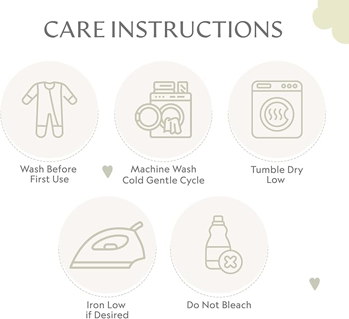 Bamboo Little Ultra-Soft Convertible Baby Romper - Gender Neutral Infant Clothes with 2-Way Zipper, Footless Sleepwear