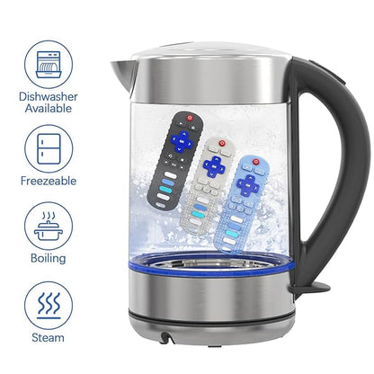 Baby Teething Toys, Silicone Teethers for Babies, Cute Remote Control Shape Teething Toys, Chew Toys for Boys and Girls Teether Early Educational Sensory Toy