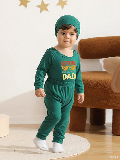 Baby Boy Swimsuit UPF 50+ Sun Protection Rash Guard Swimwear Zipper One Piece Toddler Boy Bathing Suit With Hat