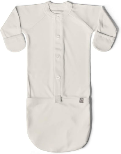 goumikids Viscose Made from Bamboo Organic Cotton Convertible Baby Gown