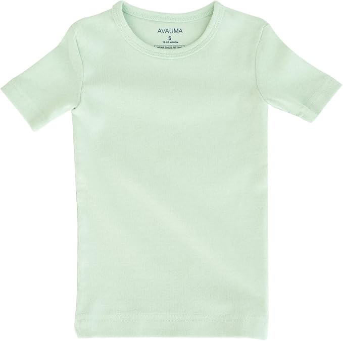 AVAUMA Baby Boys Girls Pajama Set Kids Toddler Snug fit Basic Cotton Sleepwear pjs for Daily