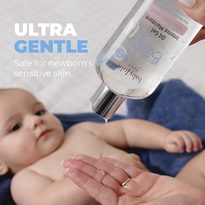 Baby Jolie Relaxing Baby Oil Gel with Shea Butter & Camomile Intensive Moisture 8Oz