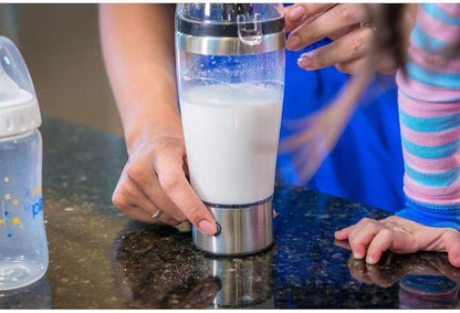 Primo Passi Portable Formula Mixer – Handheld Baby Milk Mixer for Smooth Formula Preparation – Easy to Clean, Battery Operated, Ideal for Travel & On-the-Go Use